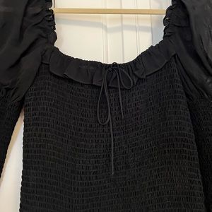 Reformation Julie top in black size S